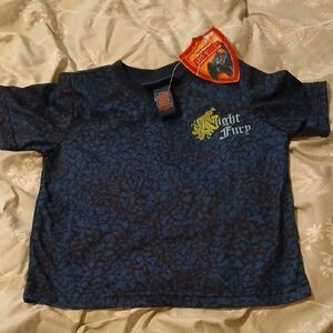 NWT DreamWorks How To Train Your Dragon 'Night Fury' Boys Pajama Shirt 4T